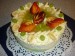 Ovocný dort střední-žloutkový krém 